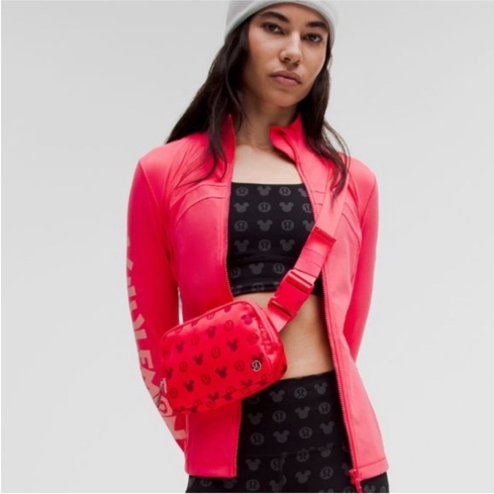 Lululemon Athletica Red Crossbody Bag Mickey Mouse